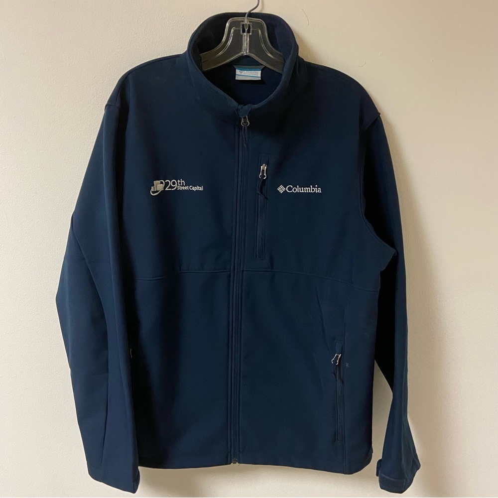 Columbia Sportswear Men’s Jacket Soft shell Navy Large Gorpcore